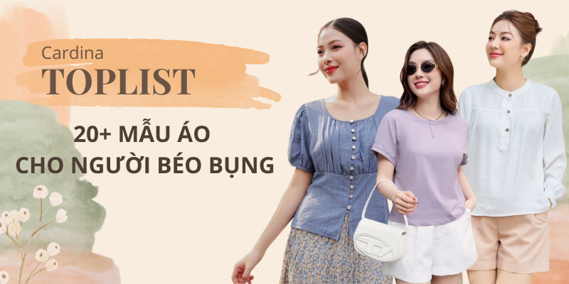 Mẫu áo peplum, tunic phù hợp cho người béo bụng